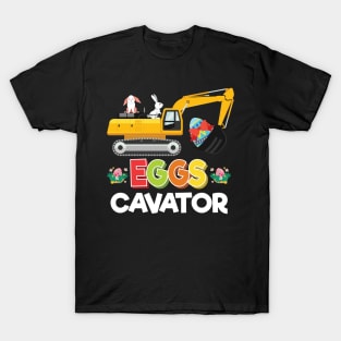 EggsCavator Easter Egg Hunt Kids Toddlers Funny T-Shirt